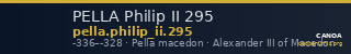 PELLA Philip II 295 — CANOA