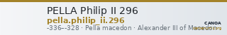 PELLA Philip II 296 — CANOA