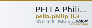 PELLA Philip II 3 — CANOA