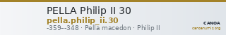 PELLA Philip II 30 — CANOA