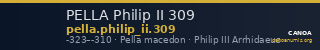 PELLA Philip II 309 — CANOA