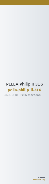 PELLA Philip II 316 — CANOA