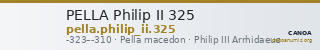 PELLA Philip II 325 — CANOA