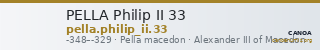 PELLA Philip II 33 — CANOA