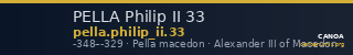 PELLA Philip II 33 — CANOA