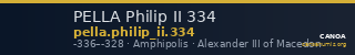 PELLA Philip II 334 — CANOA
