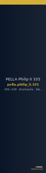 PELLA Philip II 335 — CANOA