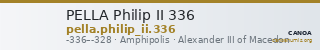PELLA Philip II 336 — CANOA