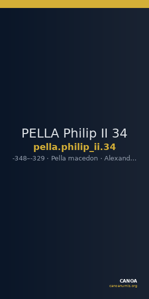 PELLA Philip II 34 — CANOA