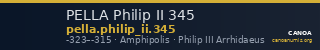 PELLA Philip II 345 — CANOA