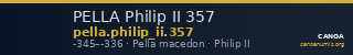 PELLA Philip II 357 — CANOA