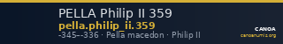 PELLA Philip II 359 — CANOA