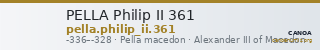 PELLA Philip II 361 — CANOA