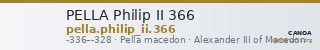 PELLA Philip II 366 — CANOA