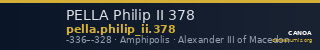 PELLA Philip II 378 — CANOA