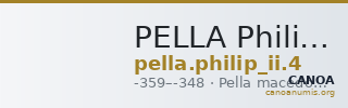 PELLA Philip II 4 — CANOA