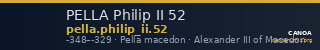 PELLA Philip II 52 — CANOA