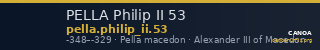 PELLA Philip II 53 — CANOA