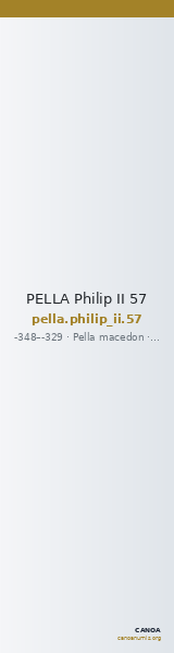PELLA Philip II 57 — CANOA