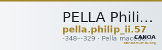 PELLA Philip II 57 — CANOA