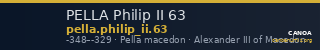 PELLA Philip II 63 — CANOA
