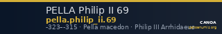 PELLA Philip II 69 — CANOA