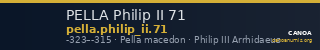 PELLA Philip II 71 — CANOA