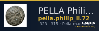 PELLA Philip II 72 — CANOA