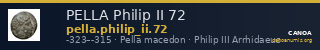 PELLA Philip II 72 — CANOA