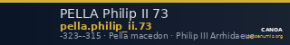 PELLA Philip II 73 — CANOA