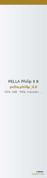 PELLA Philip II 8 — CANOA