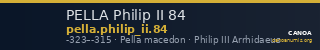 PELLA Philip II 84 — CANOA