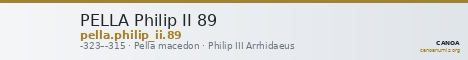 PELLA Philip II 89 — CANOA