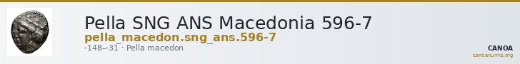 Pella SNG ANS Macedonia 596-7 — CANOA