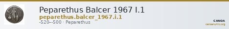 Peparethus Balcer 1967 I.1 — CANOA