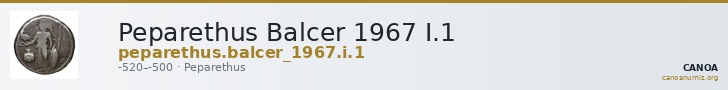 Peparethus Balcer 1967 I.1 — CANOA