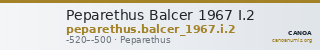 Peparethus Balcer 1967 I.2 — CANOA