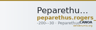 Peparethus Rogers 1932 564 — CANOA