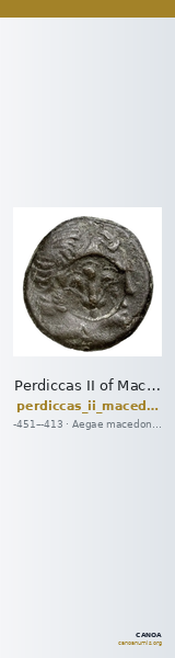 Perdiccas II of Macedon Aegae, Macedon Raymond 1953 Group IV heavy tetrobols — CANOA
