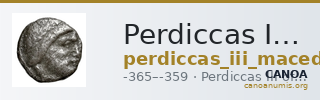 Perdiccas III of Macedon Macedon BMC Perdiccas III 8 — CANOA