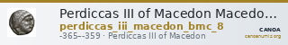 Perdiccas III of Macedon Macedon BMC Perdiccas III 8 — CANOA