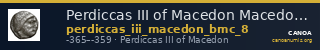 Perdiccas III of Macedon Macedon BMC Perdiccas III 8 — CANOA