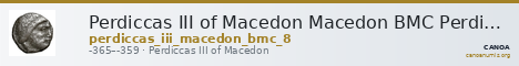 Perdiccas III of Macedon Macedon BMC Perdiccas III 8 — CANOA