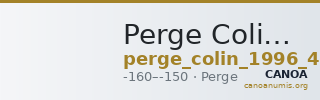 Perge Colin 1996 4.1 — CANOA