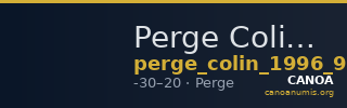 Perge Colin 1996 9.2 — CANOA