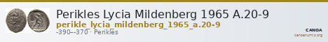 Perikles Lycia Mildenberg 1965 A.20-9 — CANOA