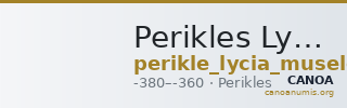 Perikles Lycia Müseler 2016 VIII, 41 — CANOA