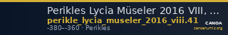 Perikles Lycia Müseler 2016 VIII, 41 — CANOA