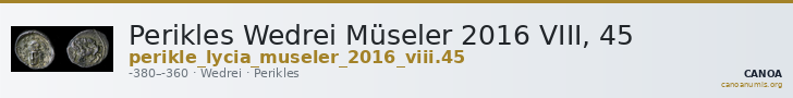 Perikles Wedrei Müseler 2016 VIII, 45 — CANOA