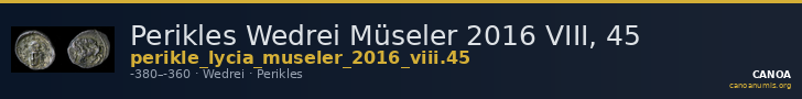 Perikles Wedrei Müseler 2016 VIII, 45 — CANOA